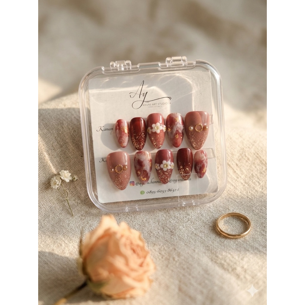 press on nails bunga