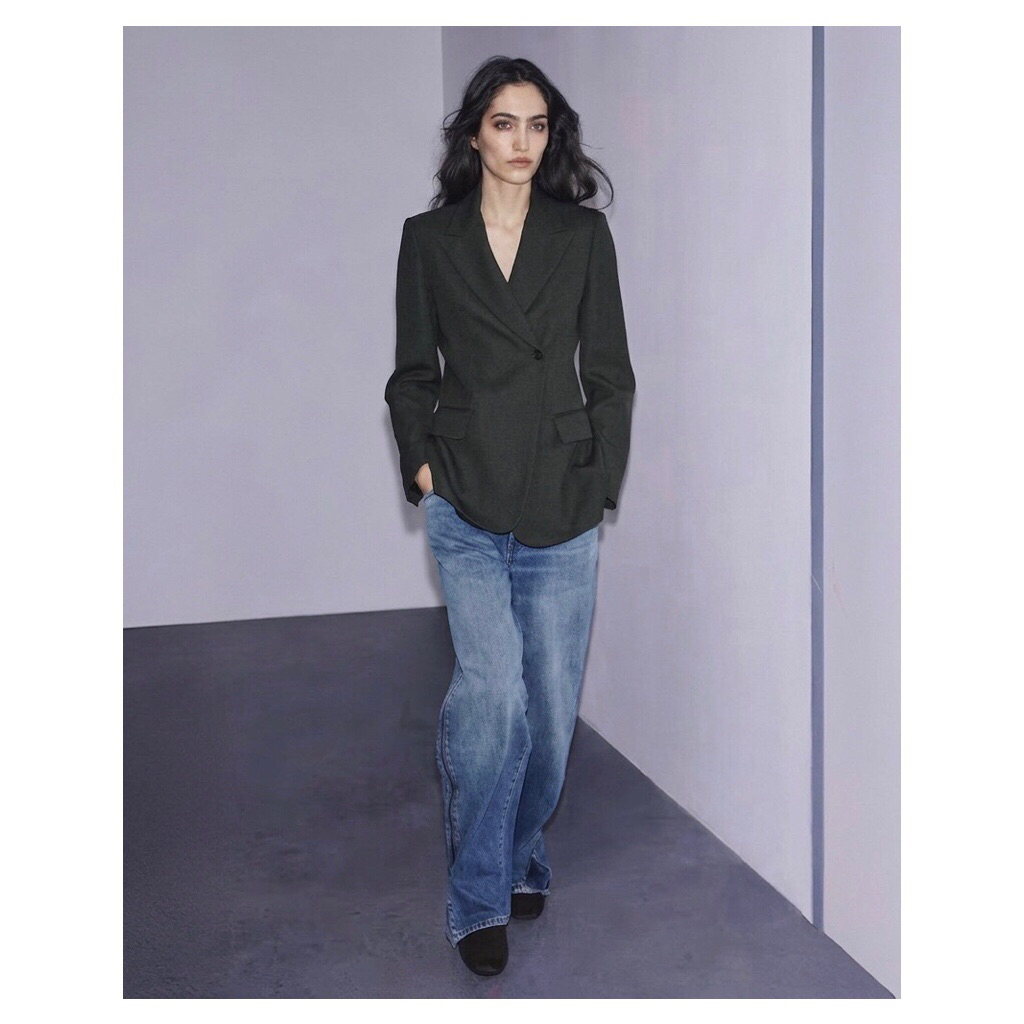 WSJTN - Green Single Button Blazer