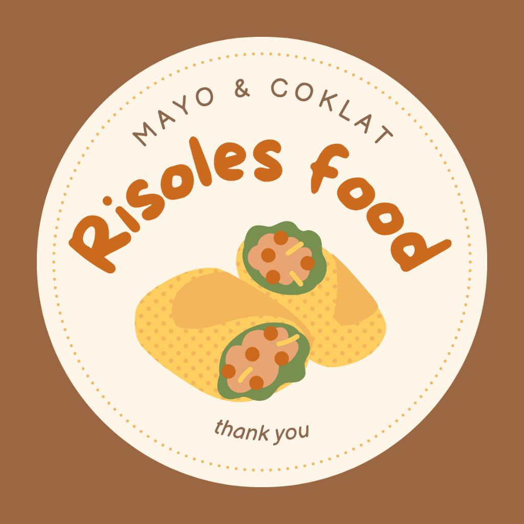 Risoles food: risol mayo dan risol coklat 1 pack isi 4 risol