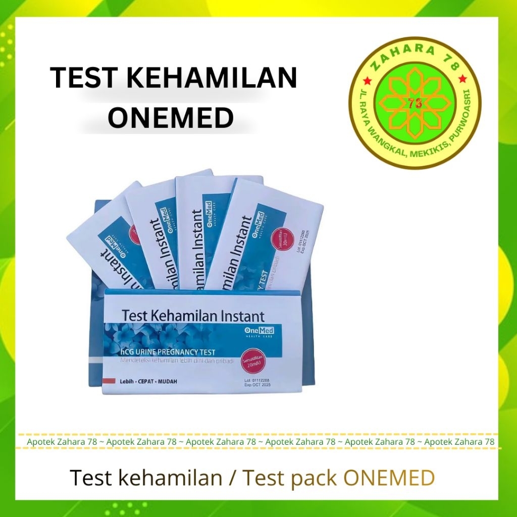 TEST PACK ONEMED ALAT TEST KEHAMILAN