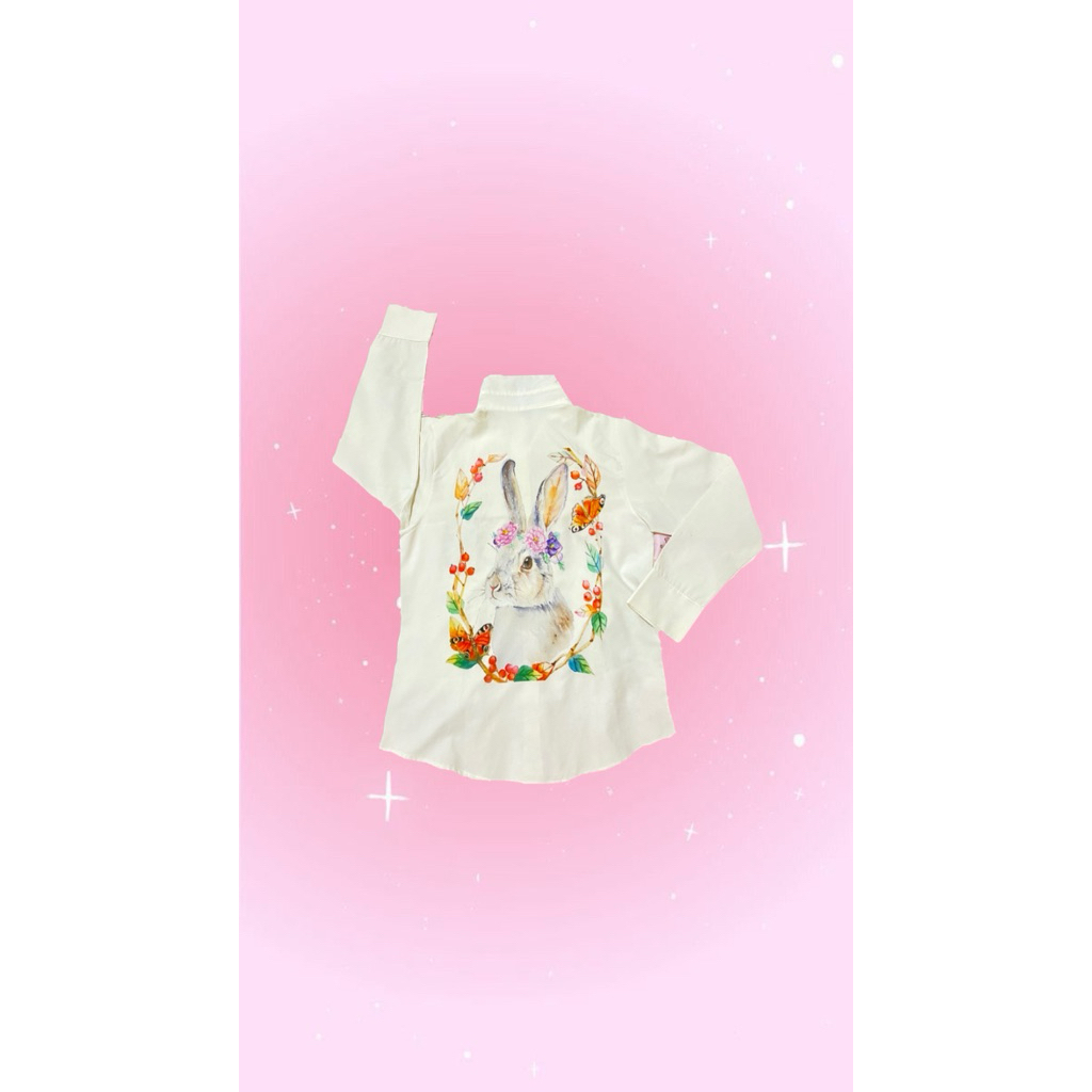 kemeja putih motif