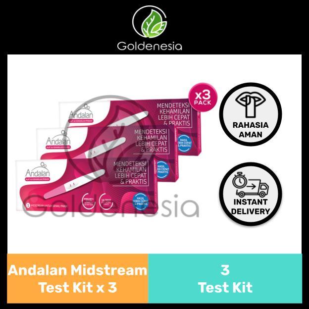 Andalan Pregnancy Test Midstream x 3