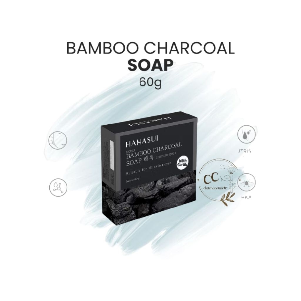 Hanasui Bamboo Charcoal Soap 60gr