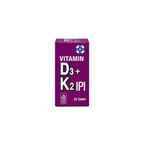 IPI VITAMIN D3 +K2 25 TAB