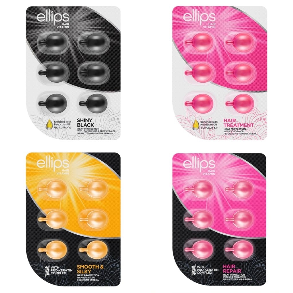 Ellips Vitamin Rambut 6 pcs