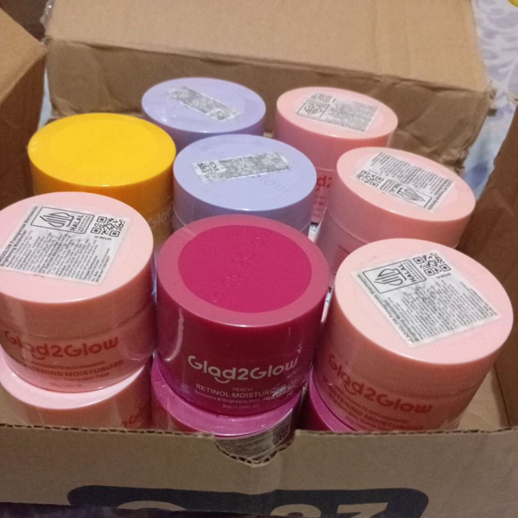 Moisturizer glad2glow series