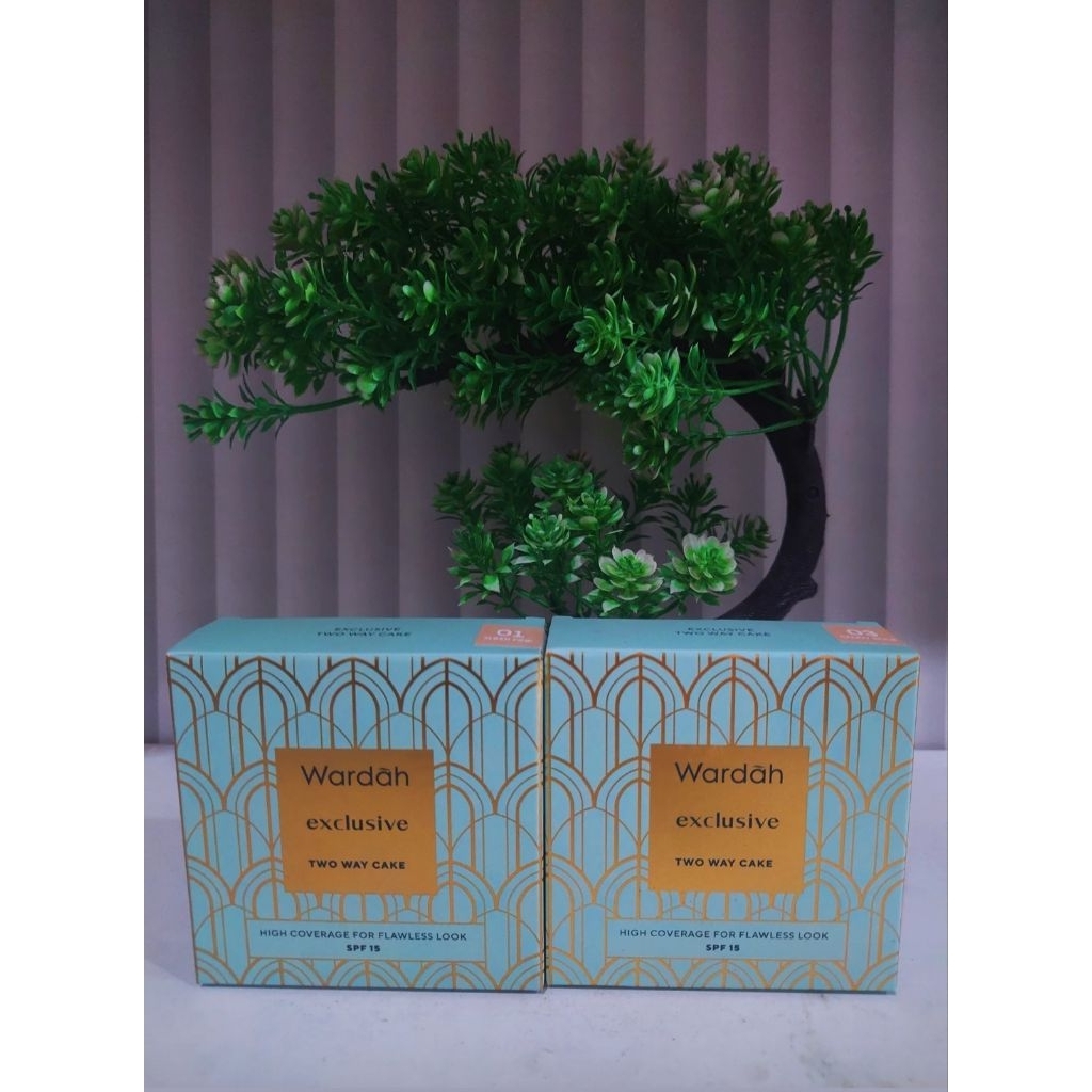 Wardah Two Way Cake  Exclusive High Coverage / Refill