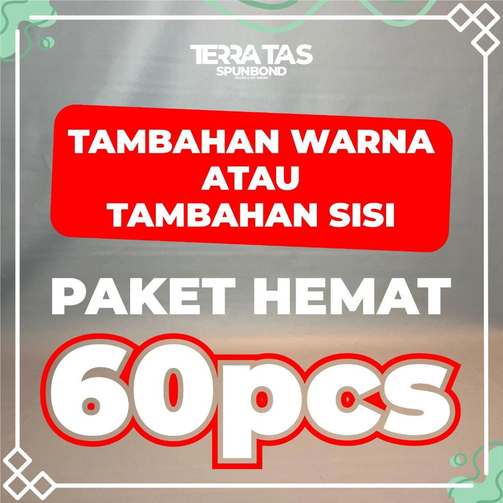 Tambahan Warna/Sisi paket 60 (Small/Medium)