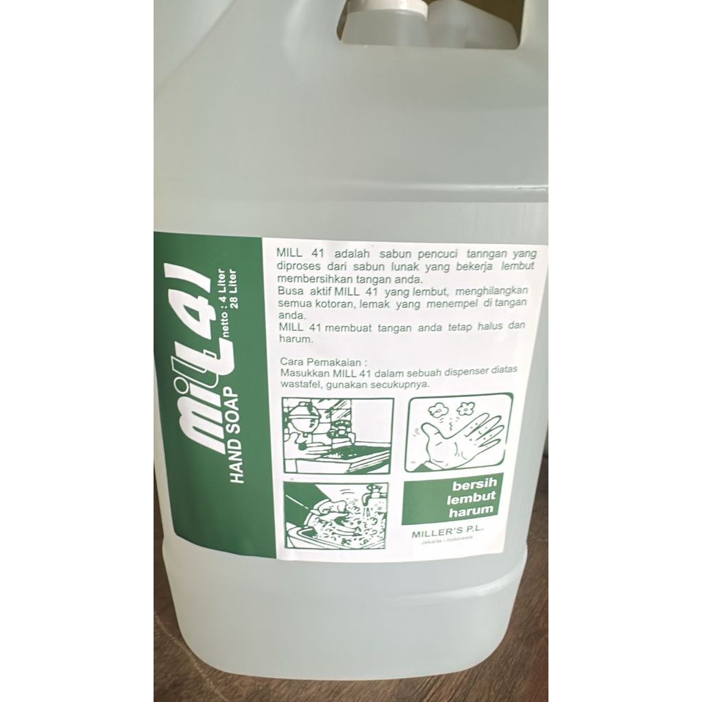 Hand Soap Mill Non Aroma 4L