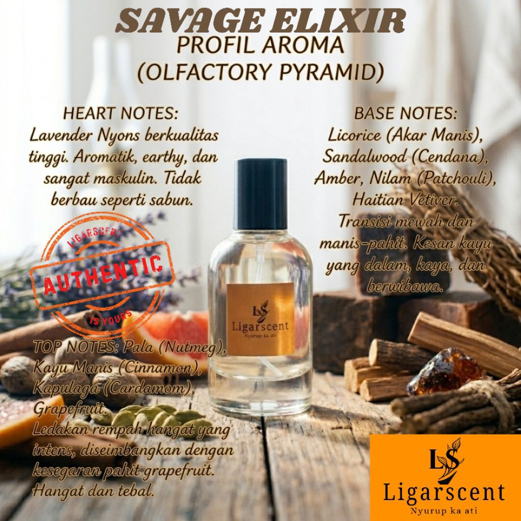 Savage Elixir By Ligarscent Eau De Parfum 35 ml