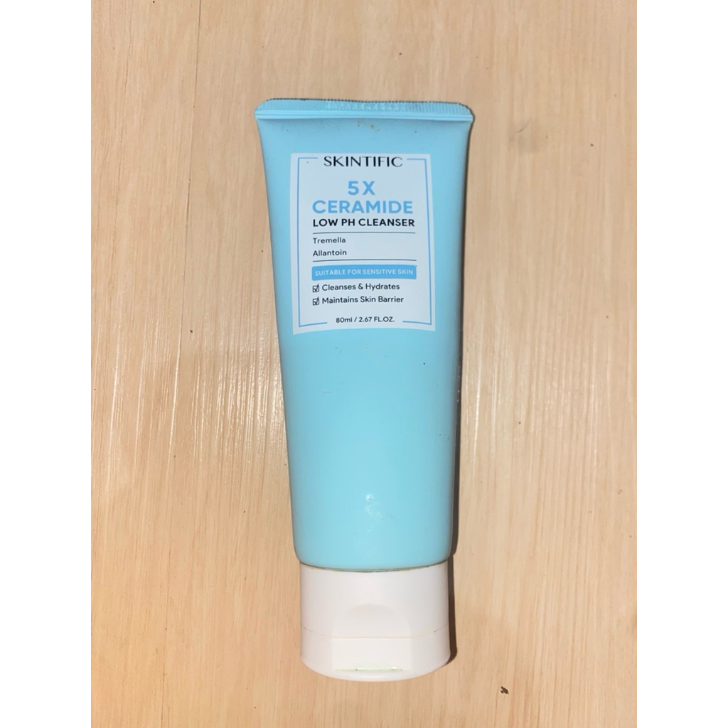 preloved skintific face wash