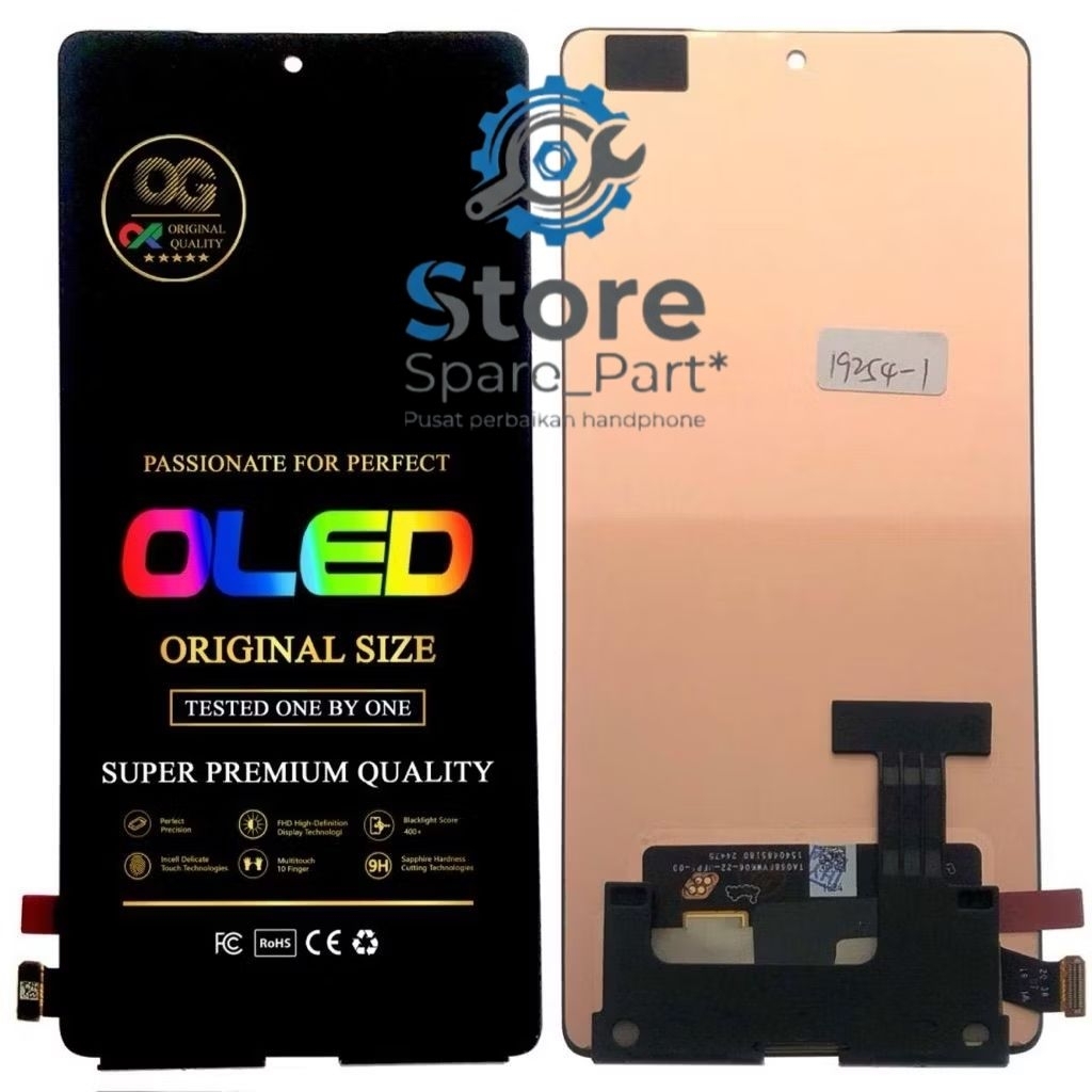 LCD TOUCHSCREEN INFINIX NOTE 50 4G OLED ORIGINAL FULLSET