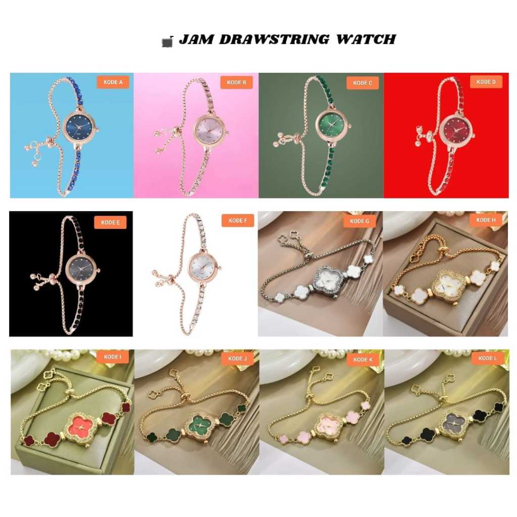 JAM TANGAN DRAWSTRING WATCH