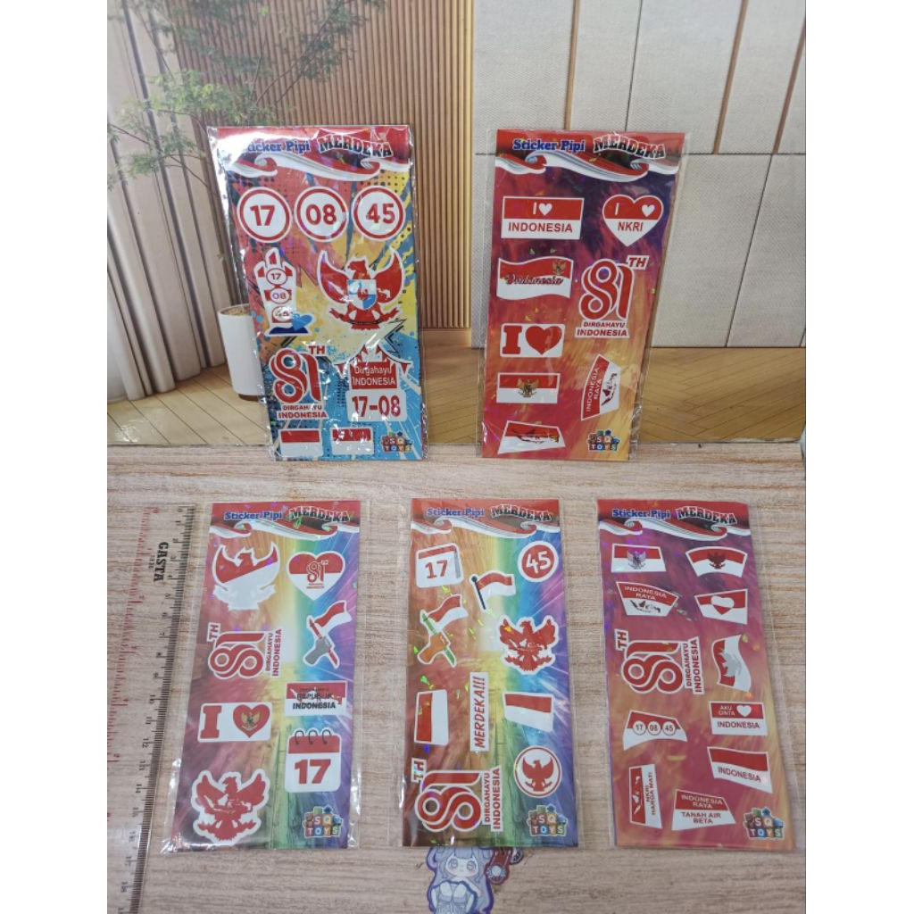 sticker pipi merdeka isi 20 pcs