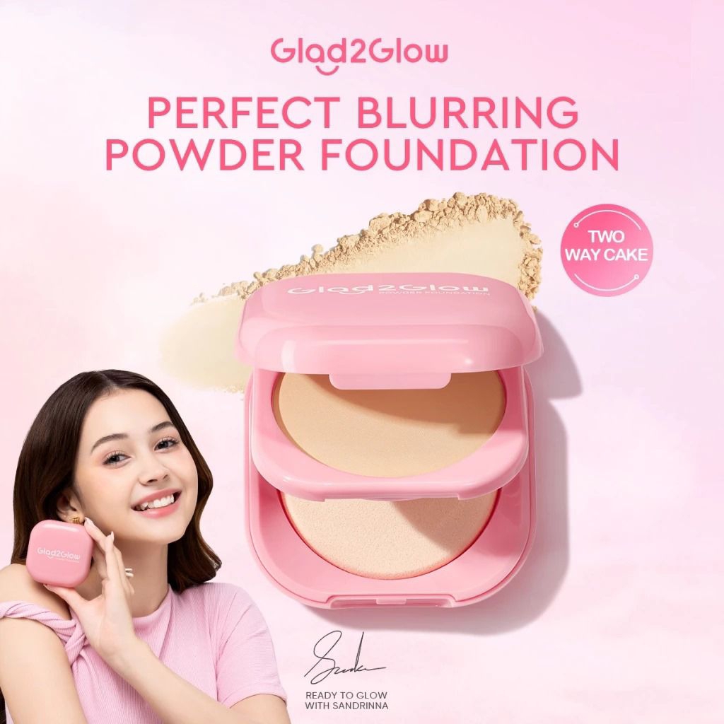 Glad2Glow Perfect Blurring Powder Foundation