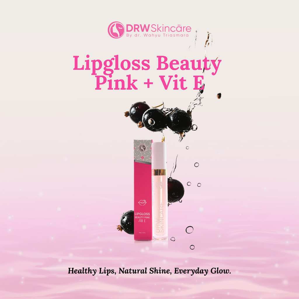 DRW Lipgloss Beauty Pink + Vit E