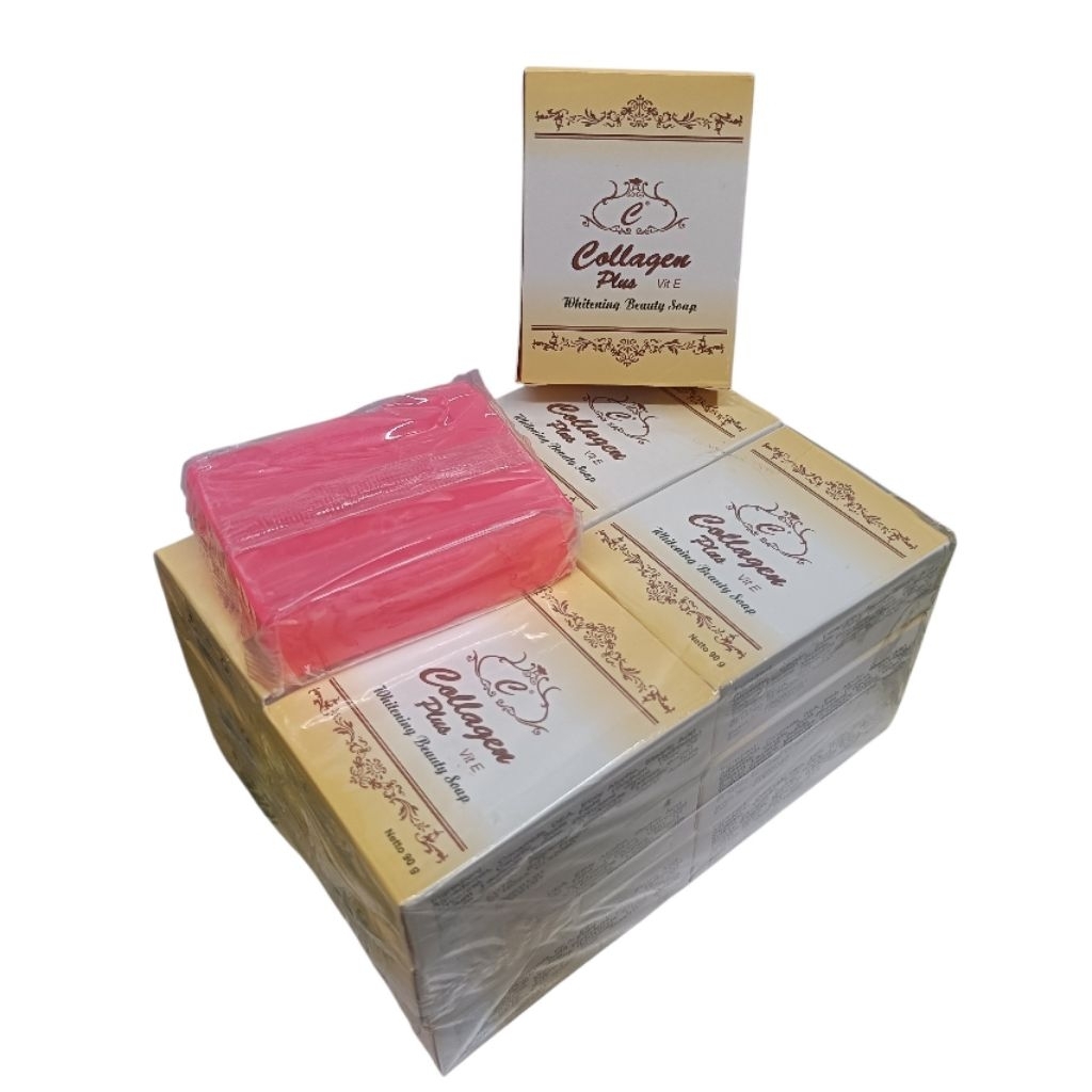 sabun colagen plus VIT E 6 pcs