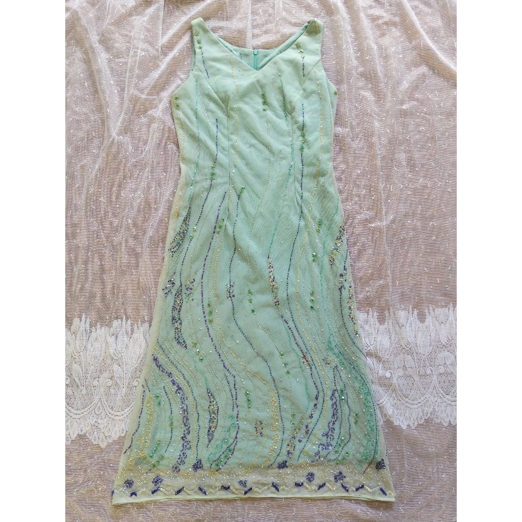 Beaded Long Dress
