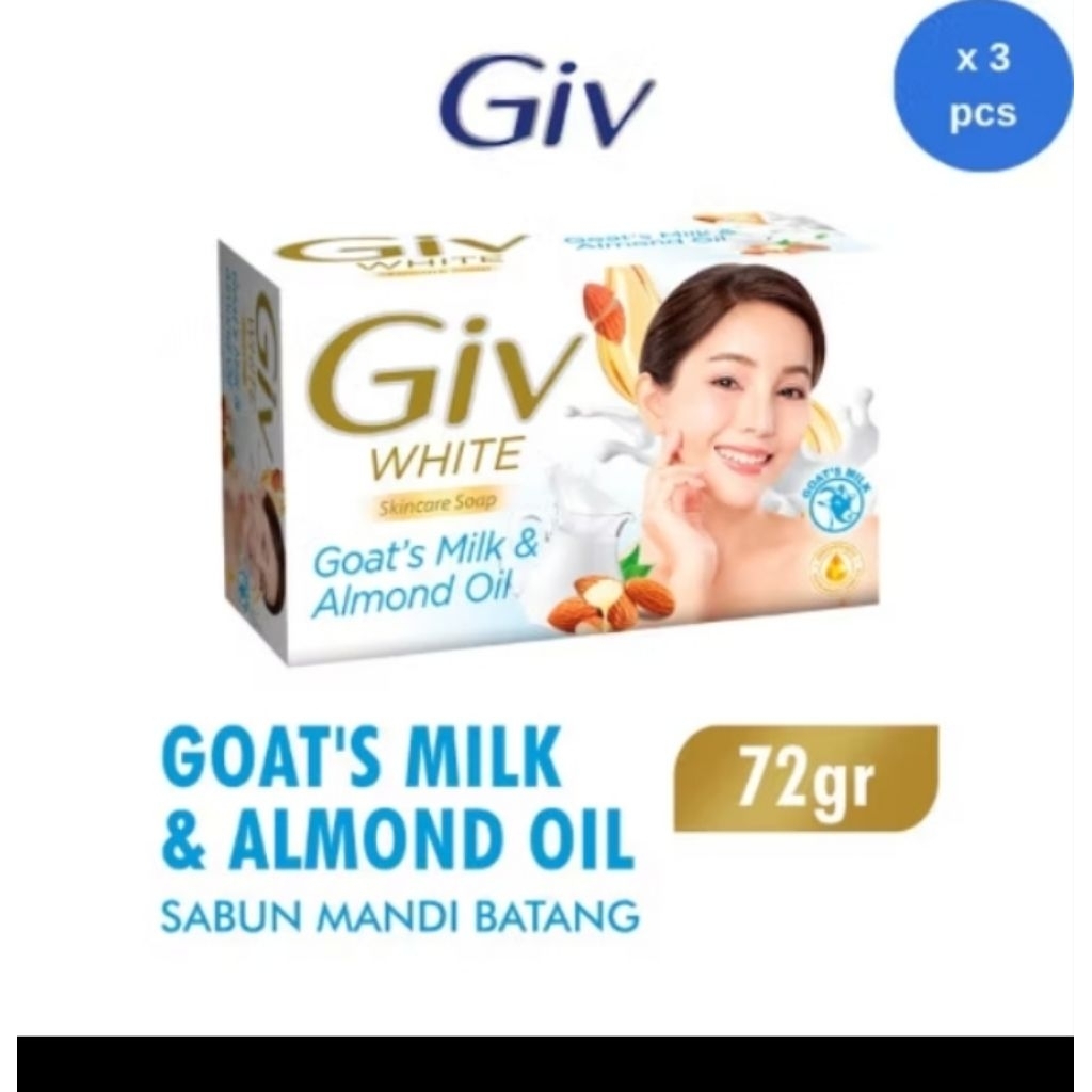 Giv Sabun Batang 3 pcs 72gr