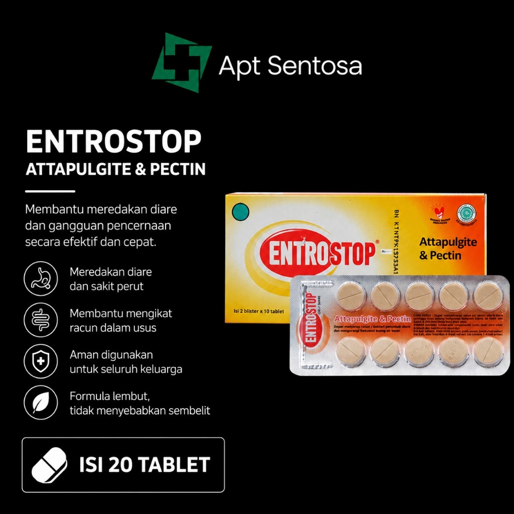 Entrostop Tablet 1 Box isi 20 Tablet