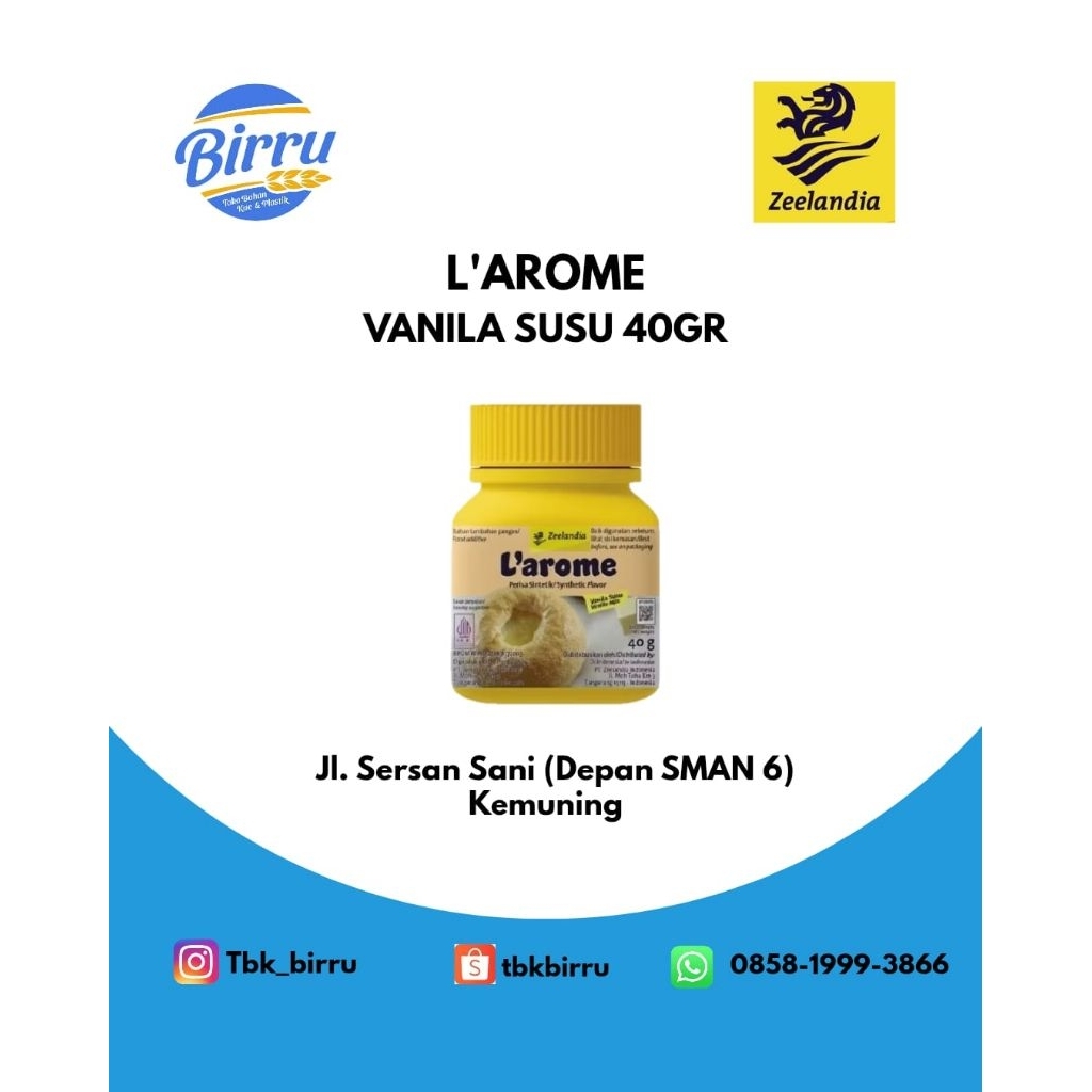 L'arome vanilla susu 40gr