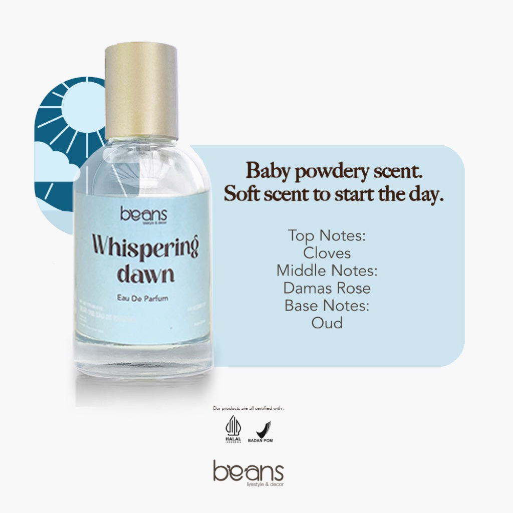 BEANS Eau de parfum 30 ml Whispering dawn