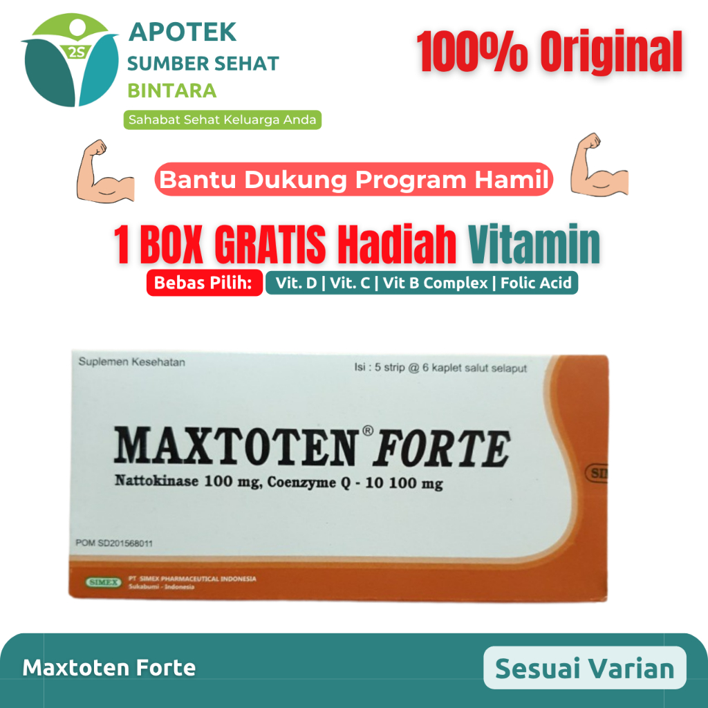[BOX] Maxtoten Forte - Bantu Program Hamil | Promil