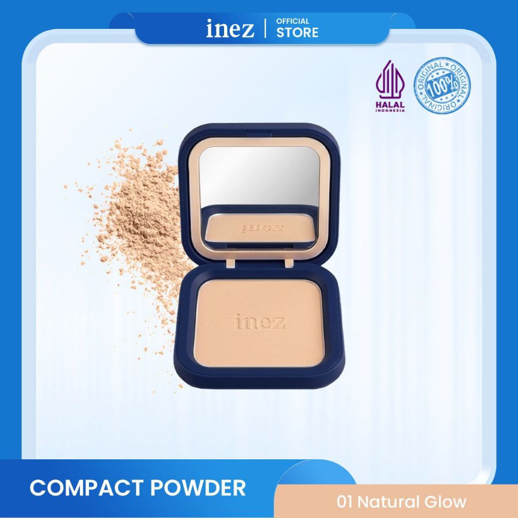 INEZ Compact Powder 01.Natural Glow