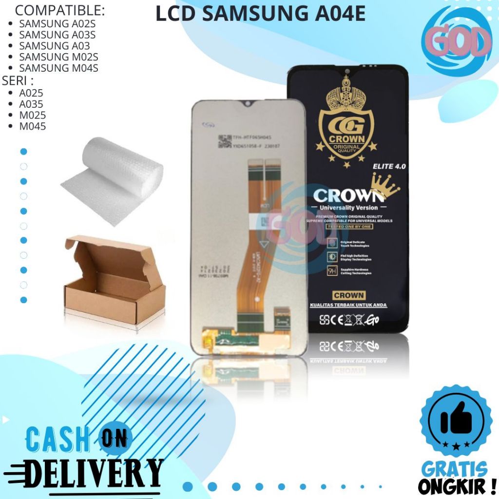 LCD TOUCHSCREEN SAMSUNG A04E / A042 / A042F ORIGINAL FULLSET COMPLETE