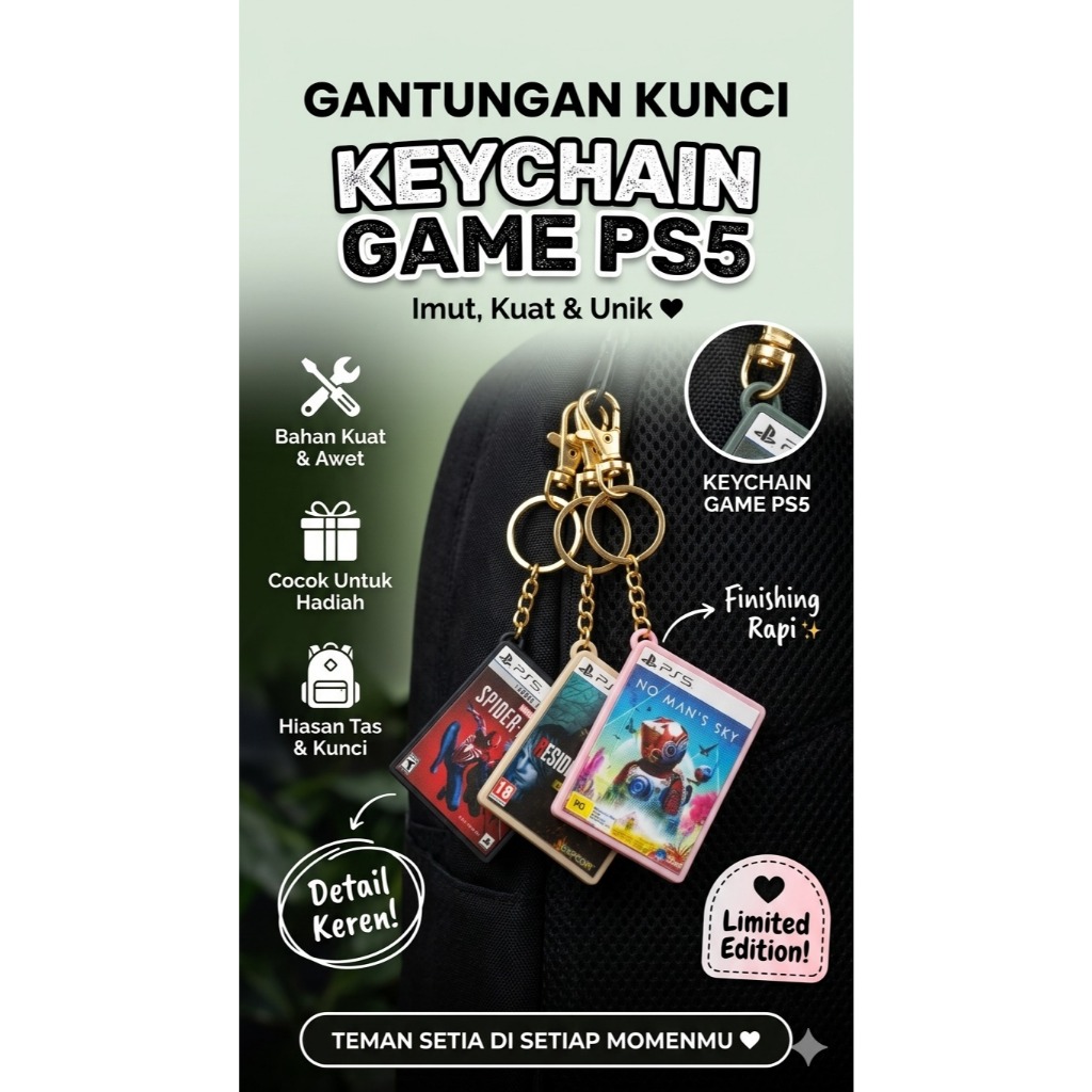 Keychain bentuk bagpack mini 3D Print