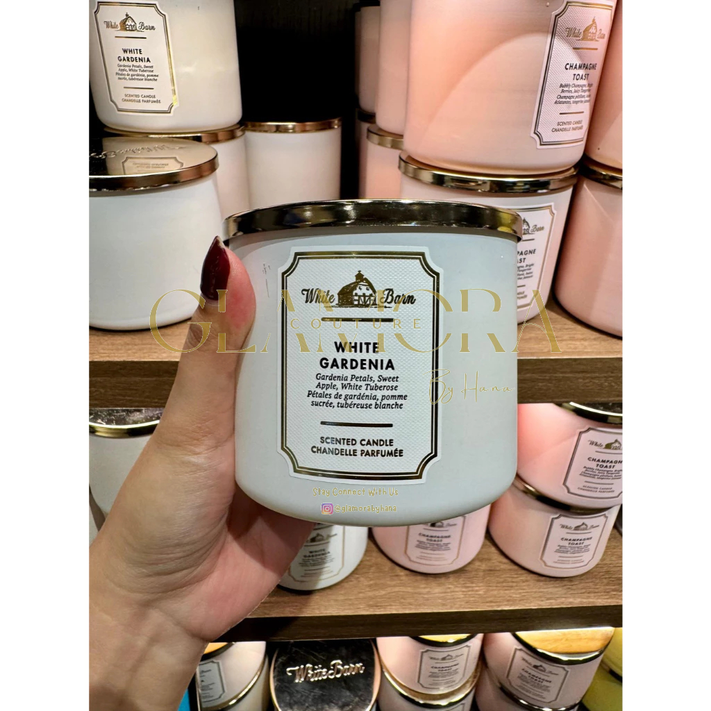 BBW 3-Wick Candle White Barn Edition