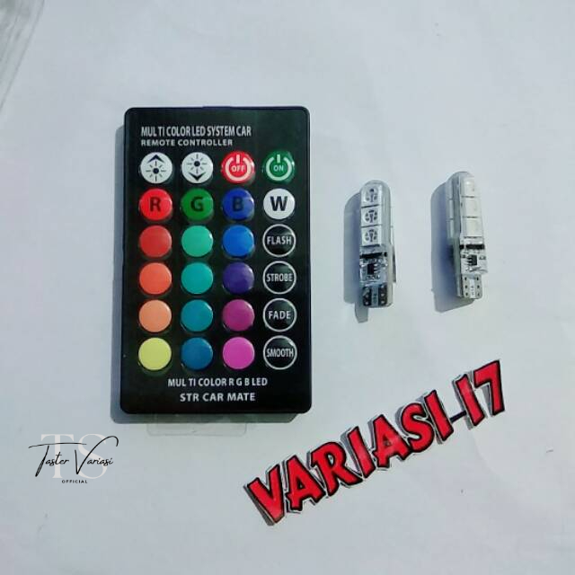 Lampu Sein Led T10/ Remote