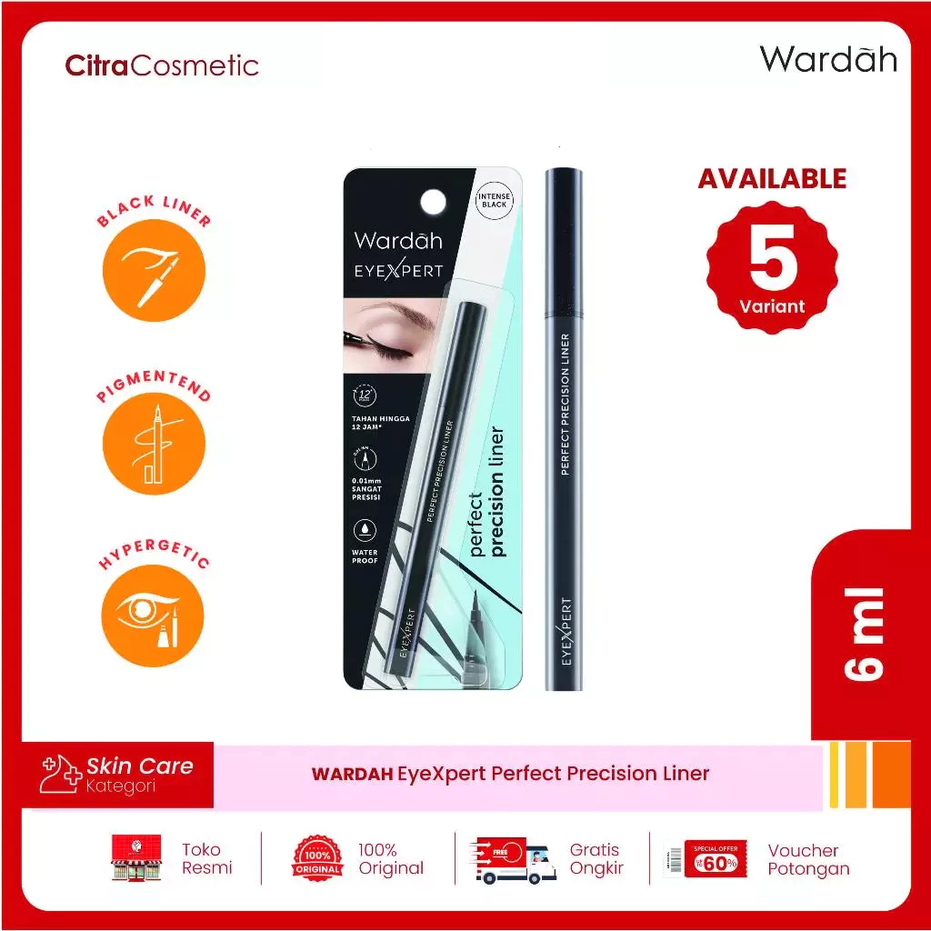 Wardah EyeXpert Perfect Precision Liner