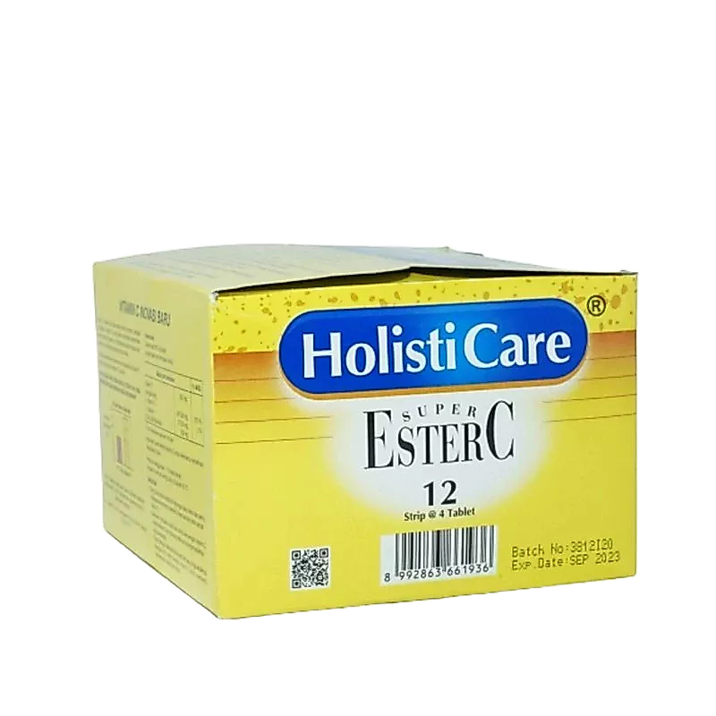 HOLISTICARE ESTER C 1 STRIP 4 TABLET