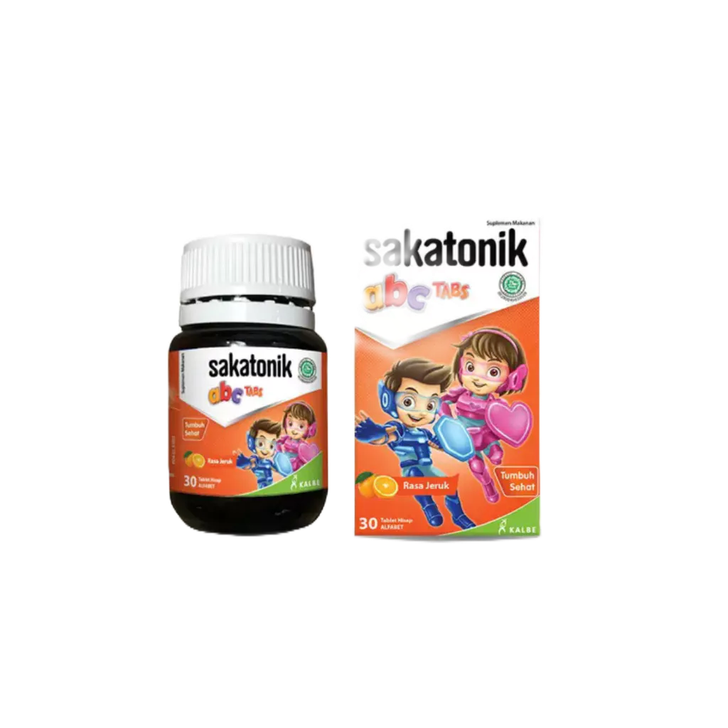 SAKATONIK ABC JERUK 30 TABLET / SUPLEMEN ANAK