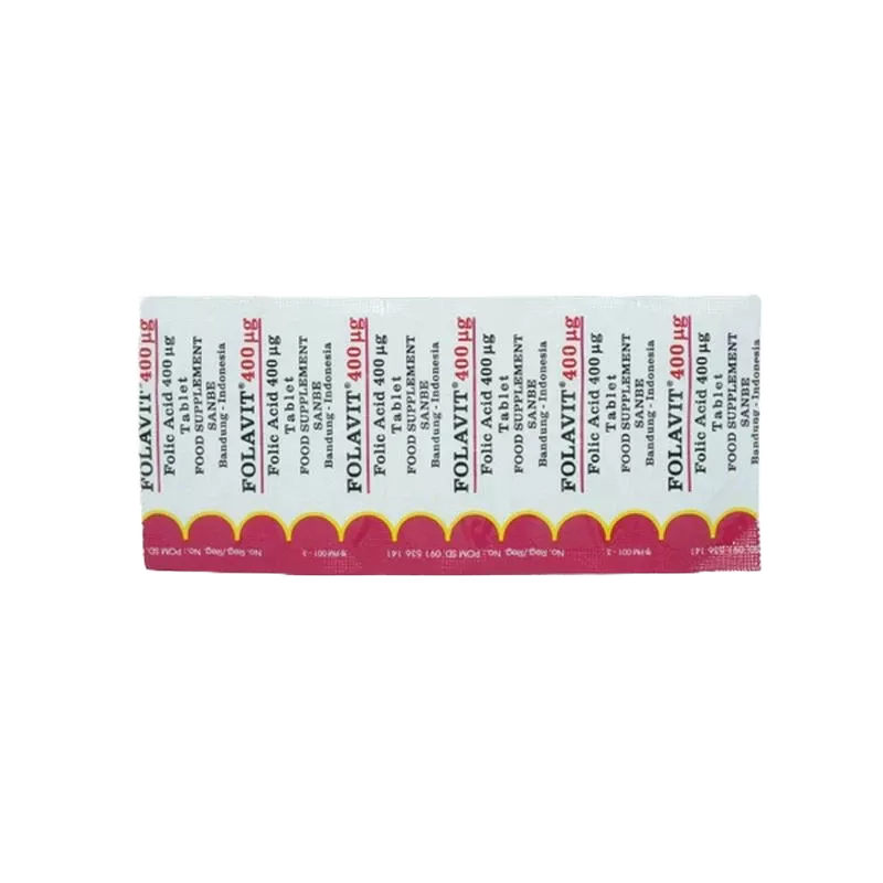 FOLAVIT 400MG 1 STRIP 10 TABLET