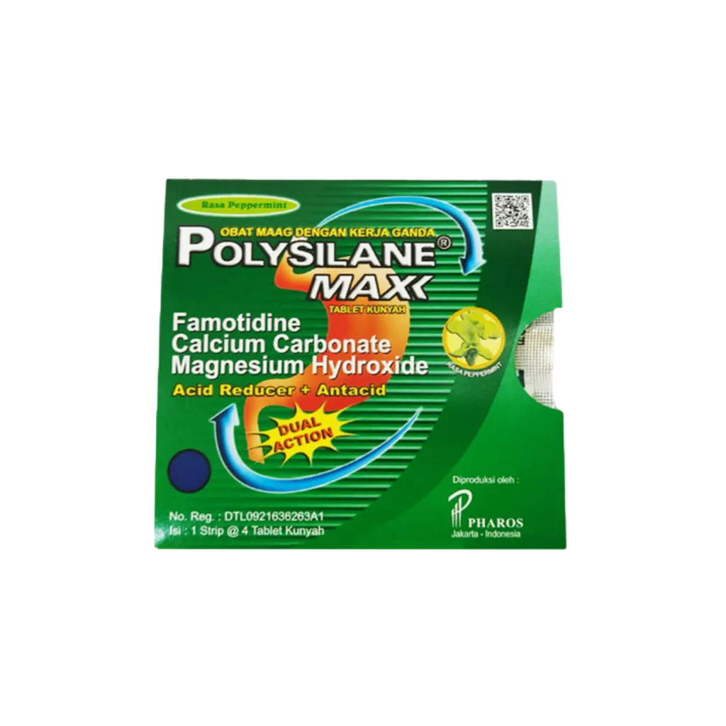POLYSILANE MAX MINT 1 STRIP 4 TABLET