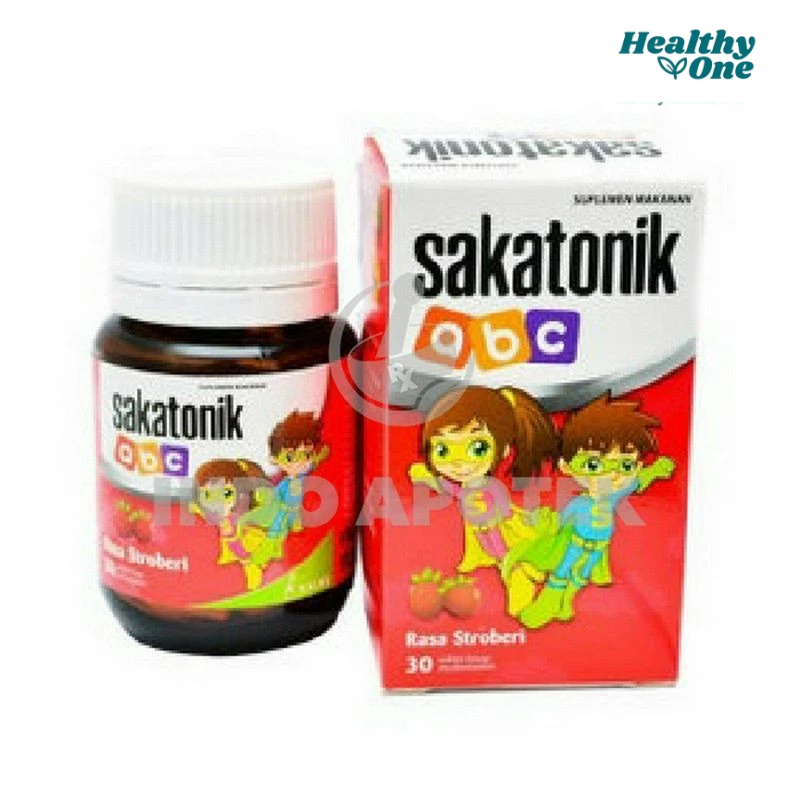 SAKATONIK ABC STRAWBERY 30 TABLET