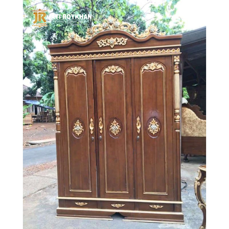 lemari jati pintu 3