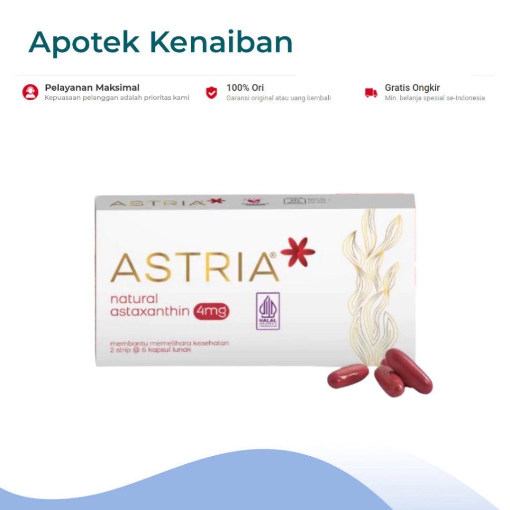 ASTRIA ASTAXANTHIN 4MG 4 KAPSUL