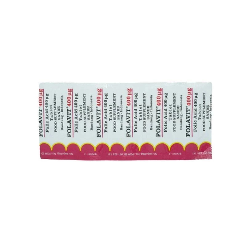 FOLAVIT 400MG 1 STRIP 10 TABLET