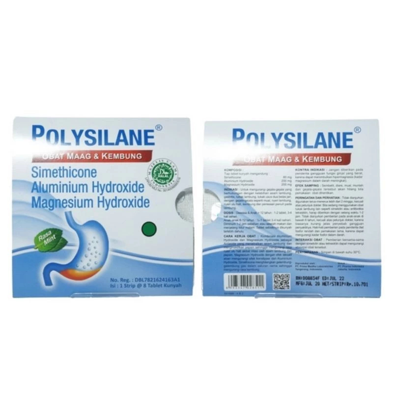POLYSILANE TABLET KUNYAH 8 TABLET