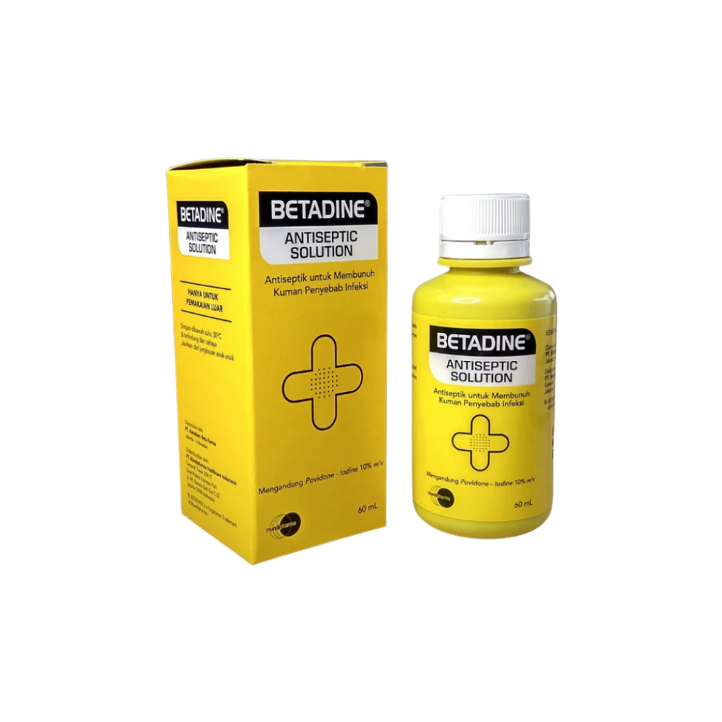 BETADINE ANTISEPTIC SOLUTION 60ML