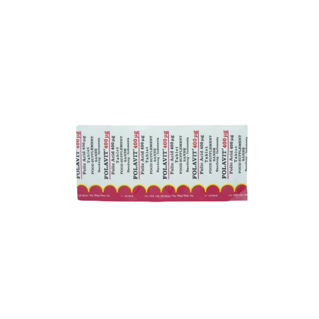 FOLAVIT 400MG 1 STRIP 10 TABLET