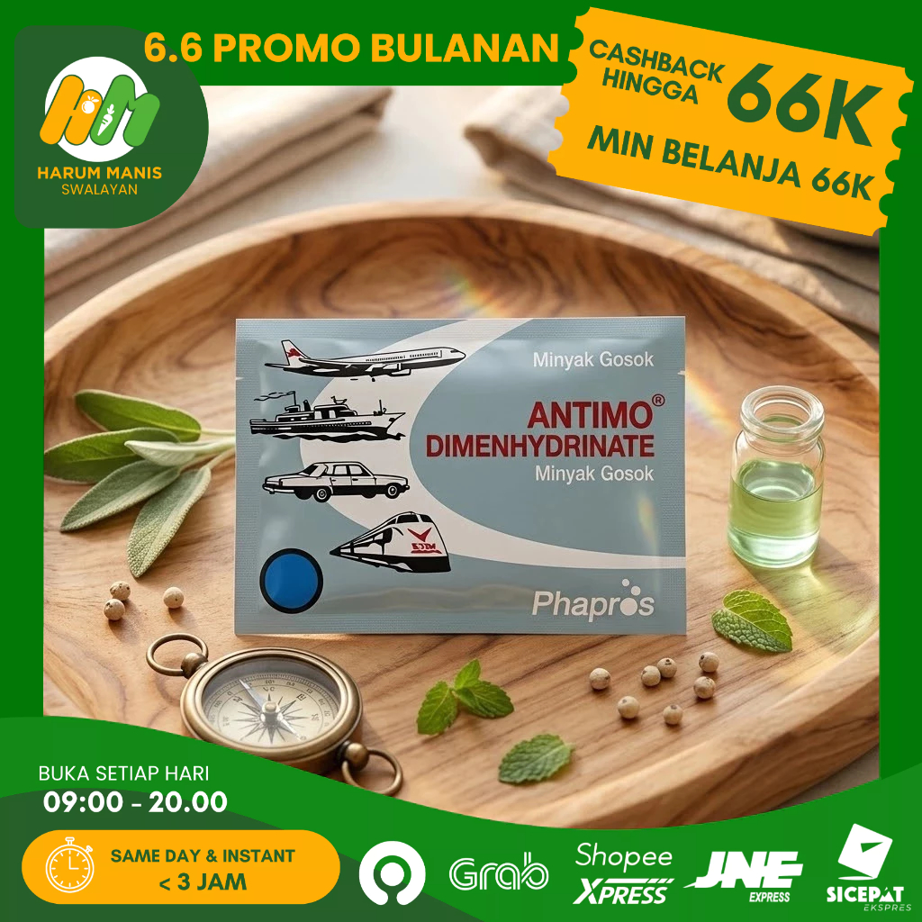 ANTIMO 10"S / OBAT ANTIMO / OBAT MABUK PERJALANAN
