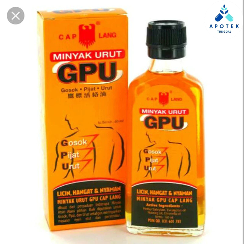 MINYAK URUT GPU CAP LANG 30ML