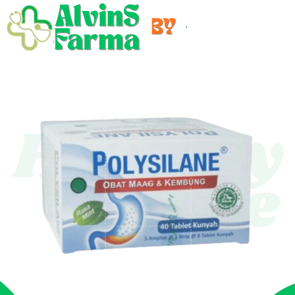 POLYSILANE 1 STRIP @ 8 TABLET KUNYAH