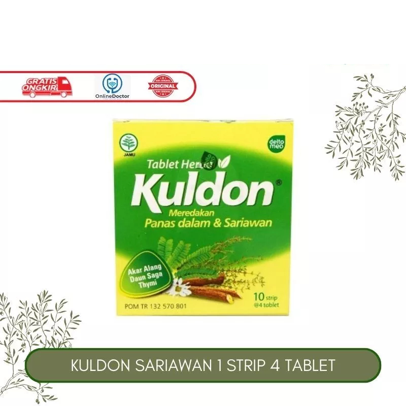 KULDON SARIAWAN 1 STRIP 4 TABLET