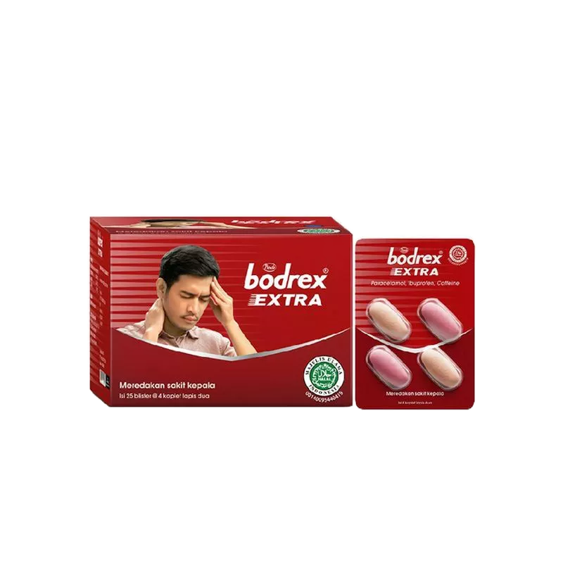 BODREX EXTRA 1 STRIP 4 CAPLET