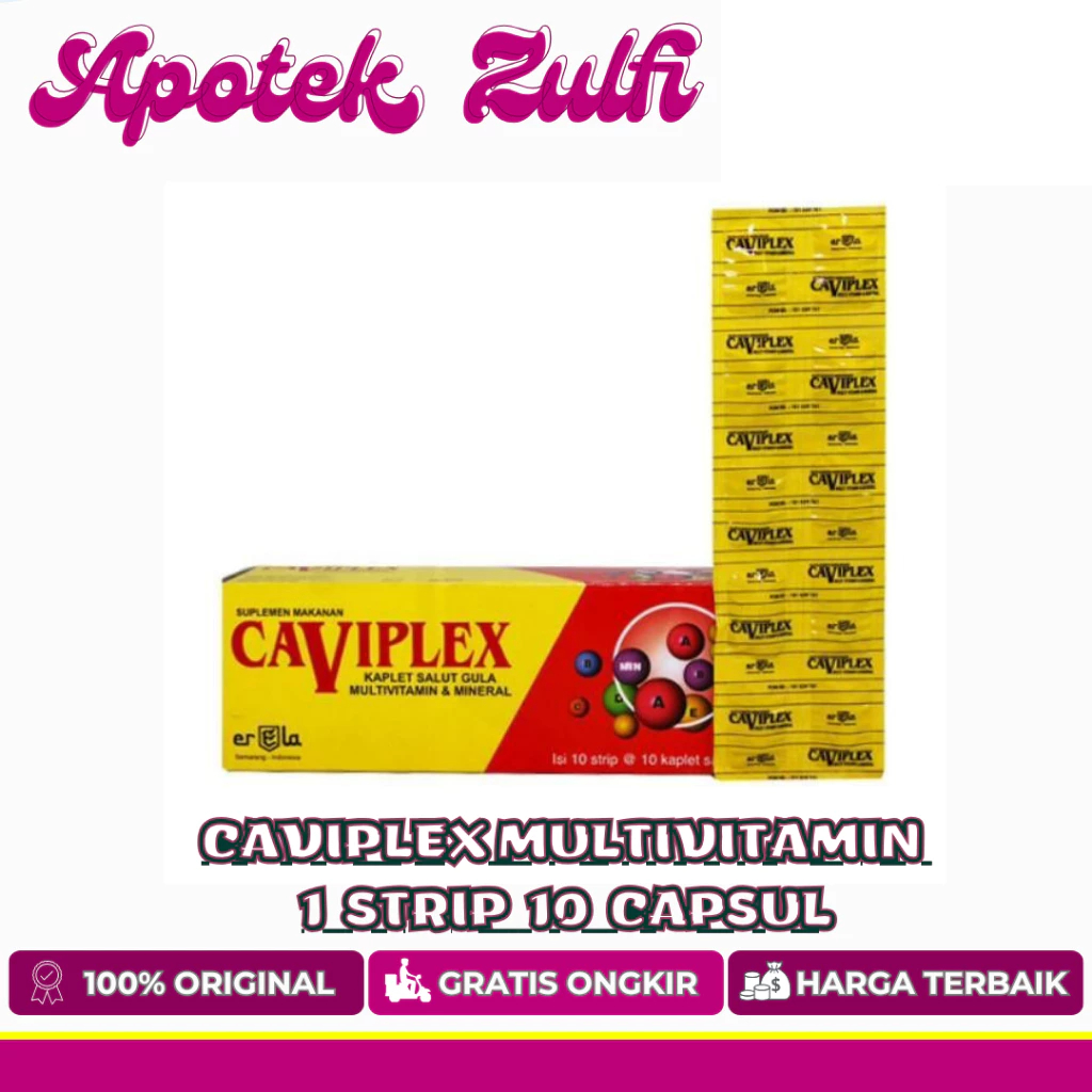 CAVIPLEX MULTIVITAMIN 1 STRIP 10 CAPSUL